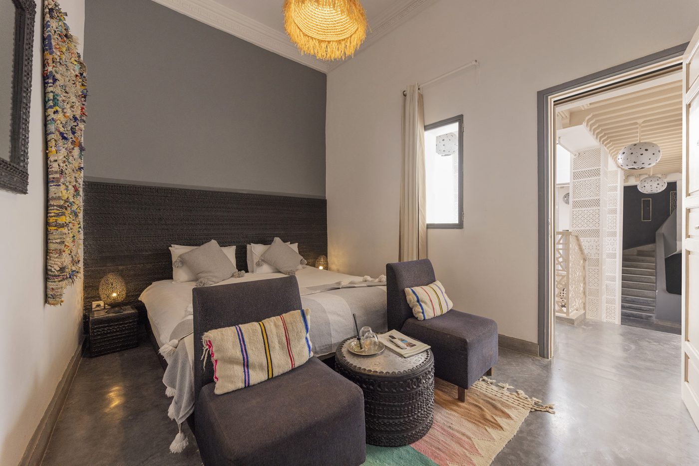 Chambre Miraya, palette gris ardoise